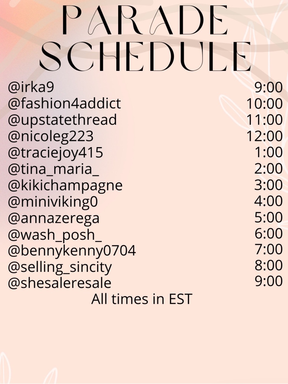 RAID PARADE May14th 💗 $3 STARTS 💗 Starting at 9:00am EST Thursday May 14th - Picture 2 of 2